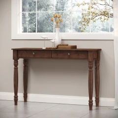 Konzolový stolek RUBI - tmavě hnědá