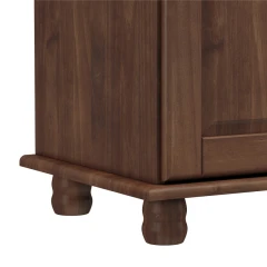 Příborník s nástavcem 4 dveře RUBI tmavě hnědá