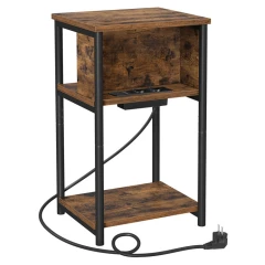 Odkládací stolek 30x34x58cm, mdf, old wood, AFK-E1175 OLW
