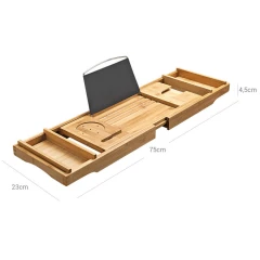 Odkládací stolek 109x23x5cm, bambus AUP-E1088 NAT