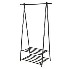 Věšák, kov, černá, AUV-E1105 BK