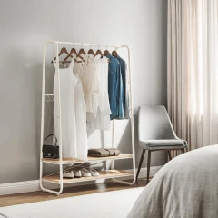 Věšák, kov, bílá, AUV-E1112 WT