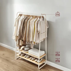 Věšák, kov, bílá, AUV-E1112 WT