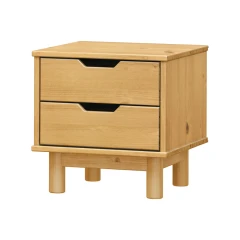 Noční stolek 2 zásuvky BONITO 2 vosk