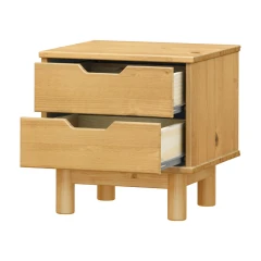 Noční stolek 2 zásuvky BONITO 2 vosk