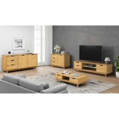 Noční stolek 2 zásuvky BONITO 2 vosk