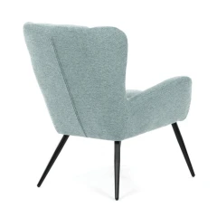 Křeslo ušák, modrá, látka, AK-H9206 BLUE2