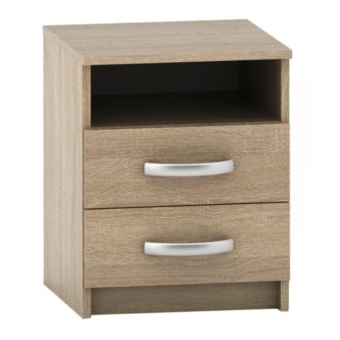 Noční stolek se šuplíky BETTY 2, dub sonoma