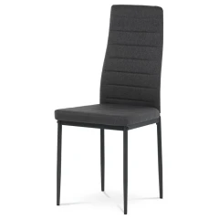 Jídelní set s 4 židlemi, 130x70x76cm, keramika, mramor, ASE-1004 BK2