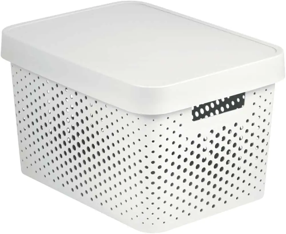 Box INFINITY DOTS 17L- bílý