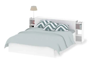 Čelo postele Simplicity 144 šíře 160 cm bílý lesk