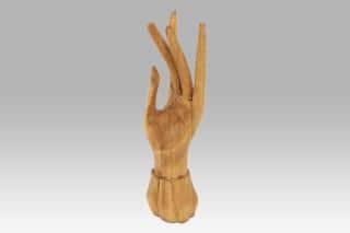 Dřevěná ruka na prstýnky TAKSU39 č.1