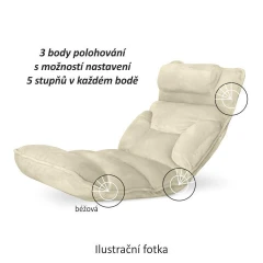 Relaxační křeslo LOTA oranžové č.2
