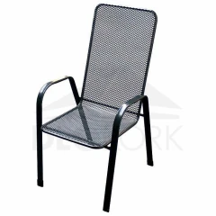 Kovová židle (křeslo) Sága vysoká