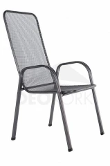 Kovová židle (křeslo) Sága vysoká