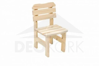 Masivní dřevěné zahradní křeslo z borovice dřevo 32 mm
