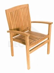 Zahradní pevné křeslo HARMONY (teak)