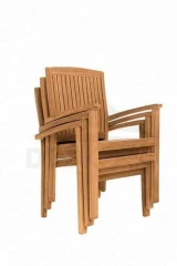 Zahradní pevné křeslo HARMONY (teak)