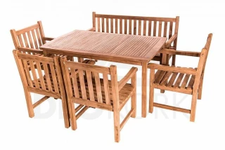 Zahradní teaková lavice FLORENCIE 150 cm