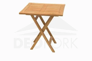 Zahradní skládací stůl ILLA 70x70 cm (teak)