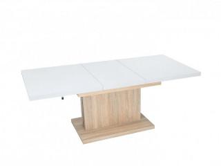 Konferenční stolek MILLI - bílá/dub sonoma č.1