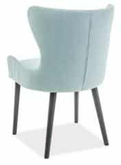 Jídelní čalouněná židle PASSO máta/grafit