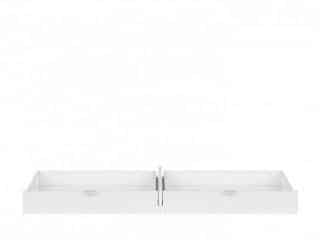 Šuplík do psacího stolu Princeton SZU/BIU - bílý lesk/šedá č.1