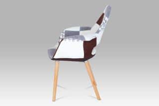 Jídelní židle patchwork / natural CT-734 PW2