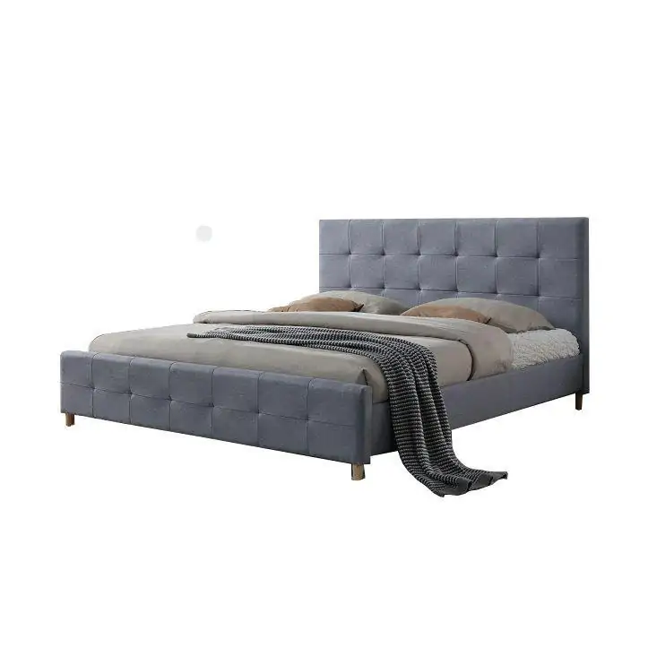 Tempo Kondela Manželská postel Balder new, 160x200 - šedá