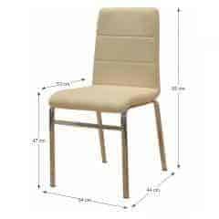 Jídelní židle DOROTY NEW - béžová č.2