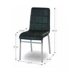 Jídelní židle DOROTY NEW - černá č.2