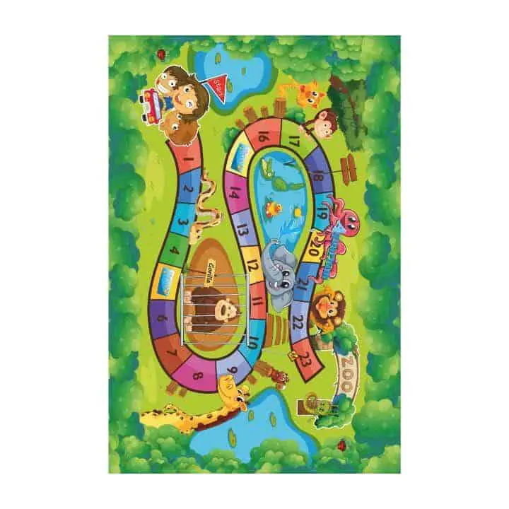 Tempo Kondela Koberec ZOAN, 130x200 - dětský vzor ZOO + kupón KONDELA10 na okamžitou slevu 3% (kupón uplatníte v košíku)