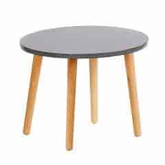 Příruční stolek BAZZY 3 - šedá / natural č.1