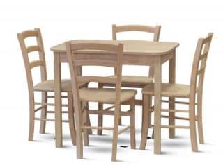 Dřevěná židle Paysane masiv - dub sonoma
