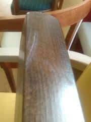 Dřevěná židle Verona masiv tmavě hnědá - II. jakost č.5