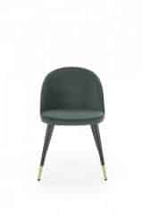 Jídelní židle K-315 - tmavě zelená č.4