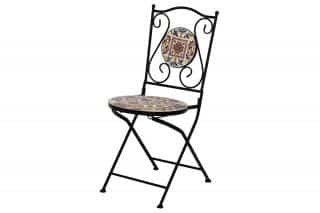 Židle kovová s mozaikou JF2218 č.1