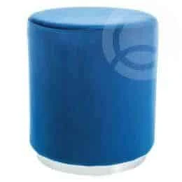 Taburet FURLA granátově modrá látka/chrom č.1