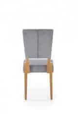 Jídelní židle Sorbus - dub medový/šedá č.2