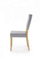 Jídelní židle Sorbus - dub medový/šedá č.8