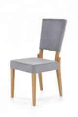 Jídelní židle Sorbus - dub medový/šedá č.1