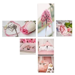 Obraz tištěný na plátno, vícebarevný, DX TYP 3 VINTAGE-ROSE