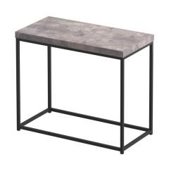Příruční stolek TENDER - černá / beton