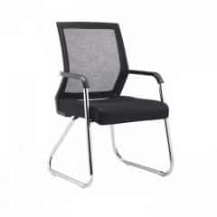 Moderní židle, černá síťovina / chrom, SARIS NEW