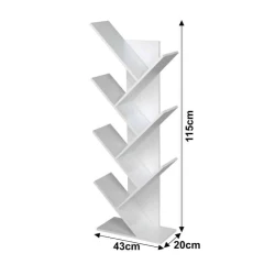 Regál, bílá, BAKI NEW TYP 2