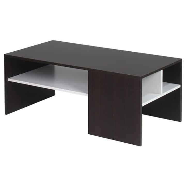 ATAN Konferenční stolek VIENNA NEW, ořech / bílá - II.jakost