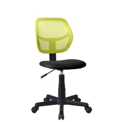 Otočná židle MESH - zelená / černá