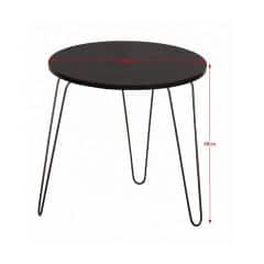 Příruční stolek RONIN - černý dub / černá č.2