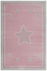 Dětský koberec Princess Star- růžový