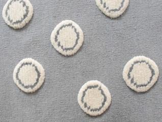 Dětský koberec Ring - šedý